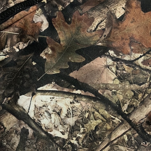 Camo Zip Up Sweater - Picture 3 of 3